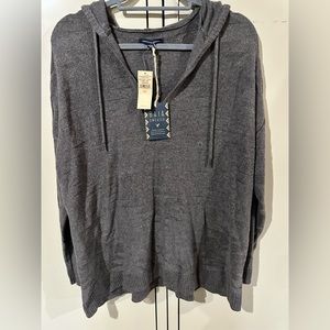 American Eagle hooded sweater NWT SZ L